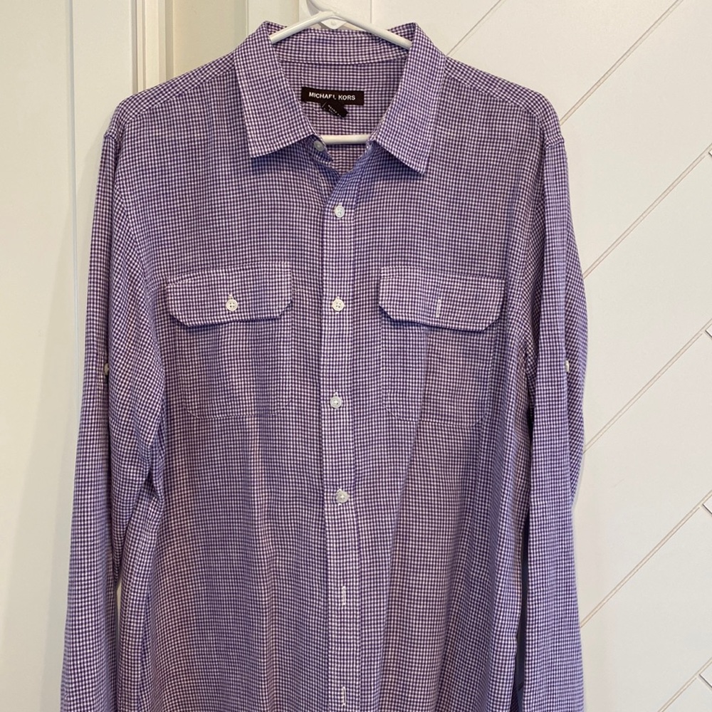 Michael Kors men’s button up shirt